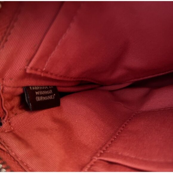 COACH Mini Dark Pink Wristlet Purse Bag w Chain Y2K Travel Minimalist Feminine - Picture 6 of 6